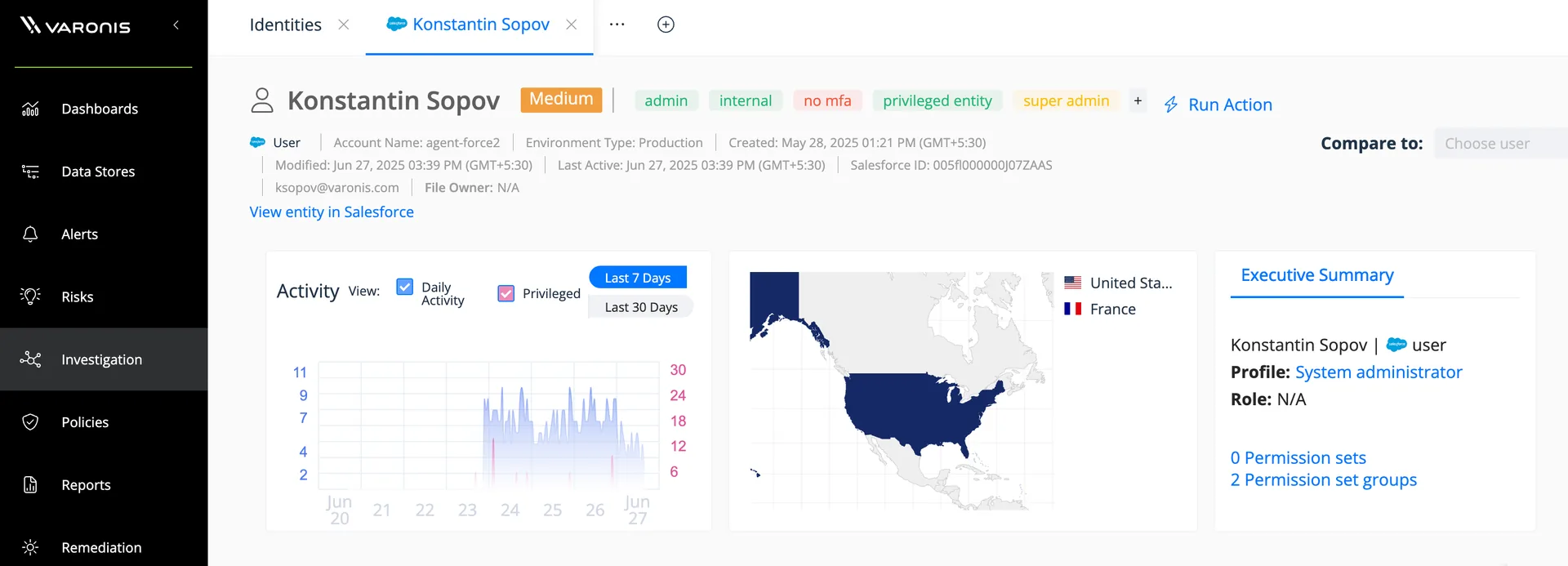Varonis: DatAdvantage Cloud App - Screenshot 7
