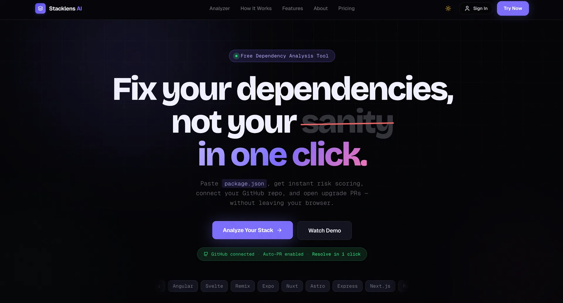 StackLens AI - Screenshot 1
