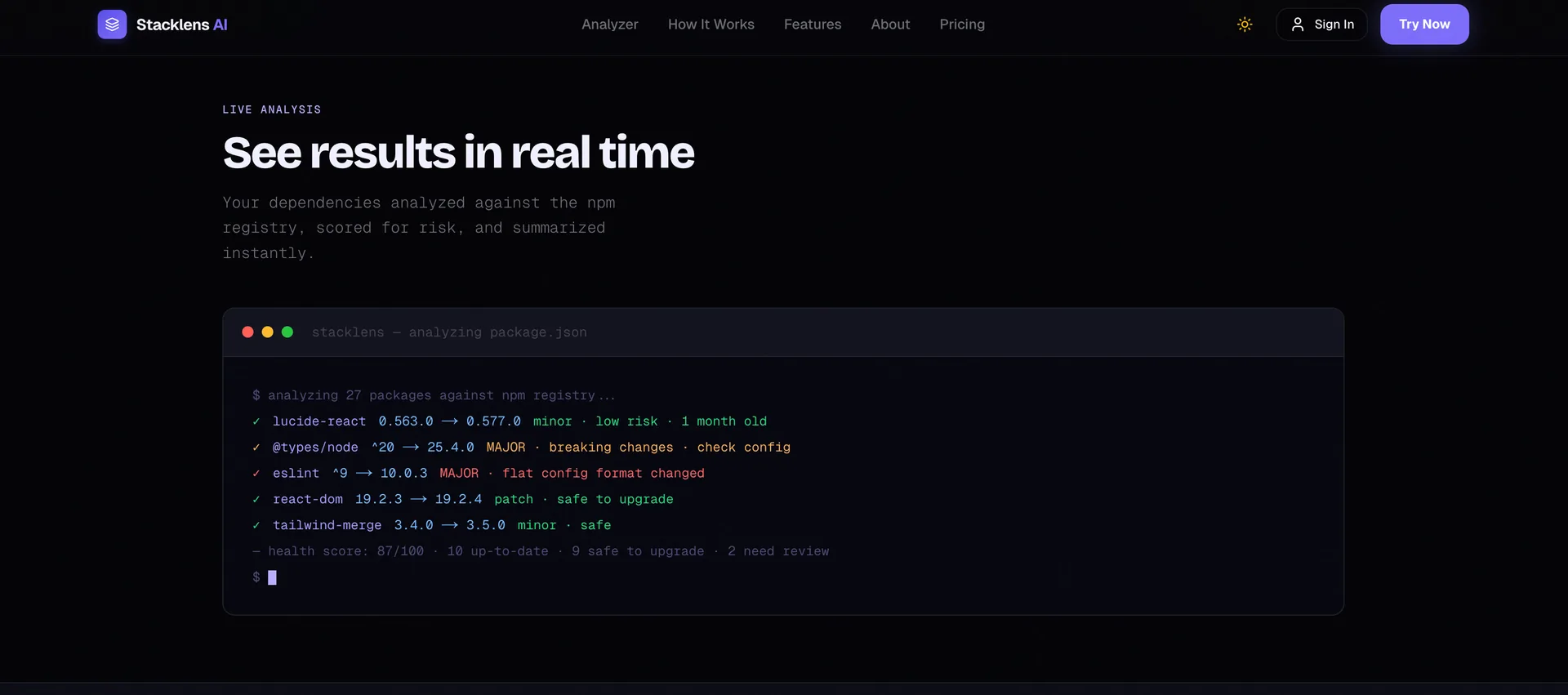 StackLens AI - Screenshot 2